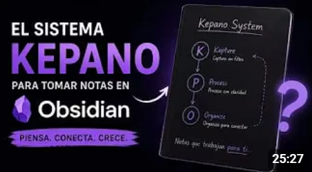 1.- La forma inteligente de usar Obsidian