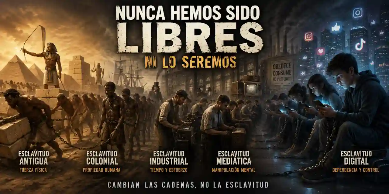 Nunca hemos sido libres ni lo seremos